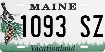 ME license plate 1093SZ