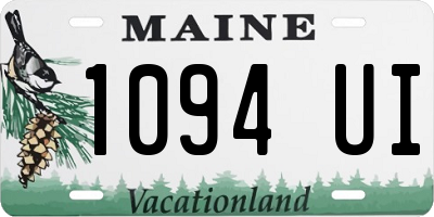 ME license plate 1094UI