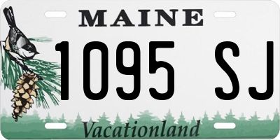ME license plate 1095SJ