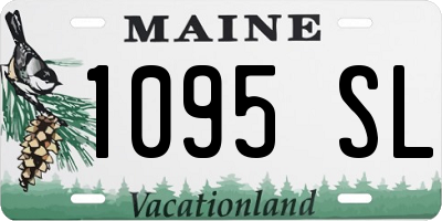 ME license plate 1095SL