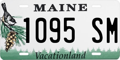 ME license plate 1095SM
