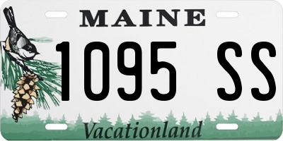 ME license plate 1095SS