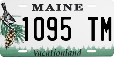 ME license plate 1095TM
