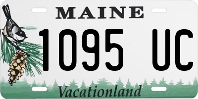 ME license plate 1095UC