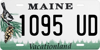 ME license plate 1095UD