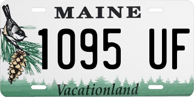 ME license plate 1095UF