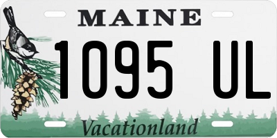 ME license plate 1095UL