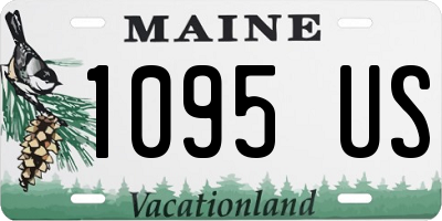 ME license plate 1095US