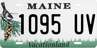 ME license plate 1095UV