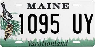 ME license plate 1095UY