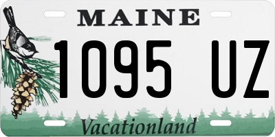 ME license plate 1095UZ