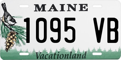 ME license plate 1095VB