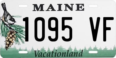 ME license plate 1095VF