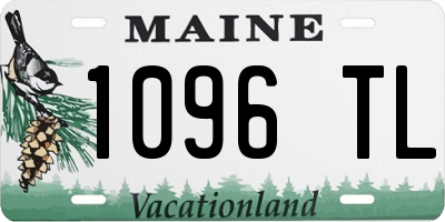 ME license plate 1096TL