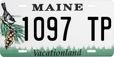 ME license plate 1097TP