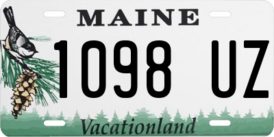 ME license plate 1098UZ