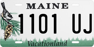 ME license plate 1101UJ
