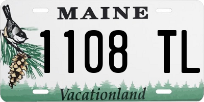 ME license plate 1108TL