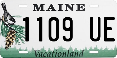 ME license plate 1109UE