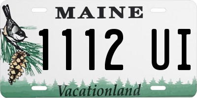 ME license plate 1112UI