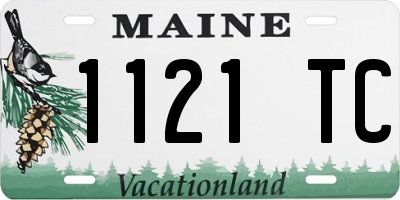 ME license plate 1121TC