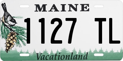 ME license plate 1127TL