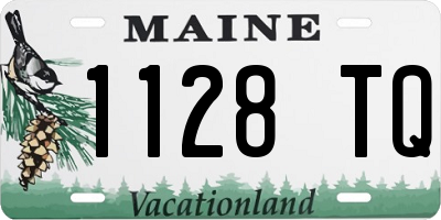 ME license plate 1128TQ