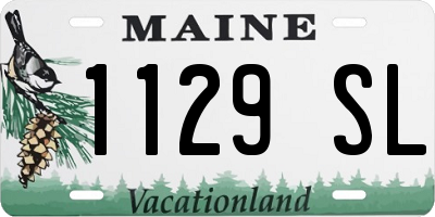 ME license plate 1129SL