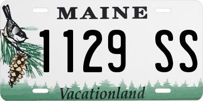 ME license plate 1129SS