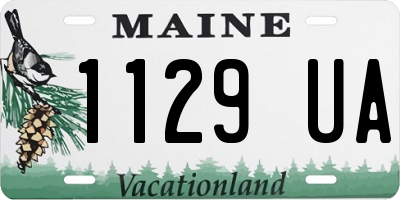 ME license plate 1129UA