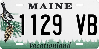 ME license plate 1129VB
