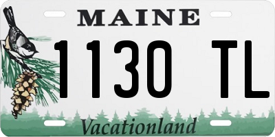 ME license plate 1130TL