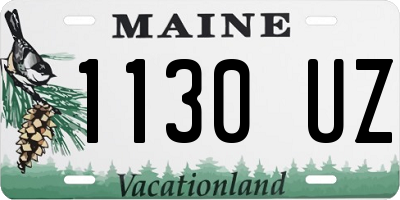ME license plate 1130UZ