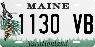 ME license plate 1130VB