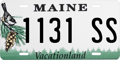 ME license plate 1131SS