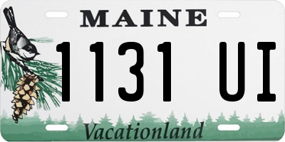 ME license plate 1131UI