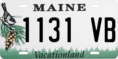 ME license plate 1131VB