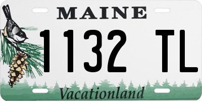 ME license plate 1132TL