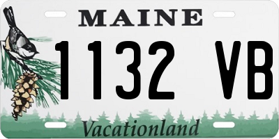 ME license plate 1132VB