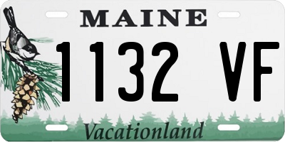 ME license plate 1132VF