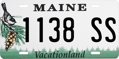 ME license plate 1138SS