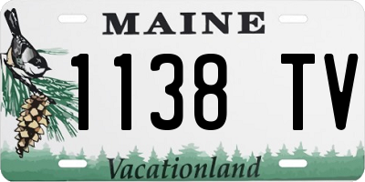 ME license plate 1138TV