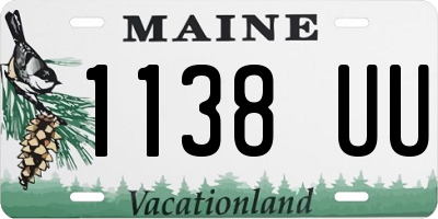 ME license plate 1138UU