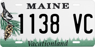 ME license plate 1138VC