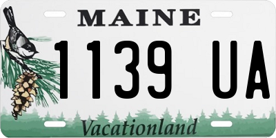 ME license plate 1139UA