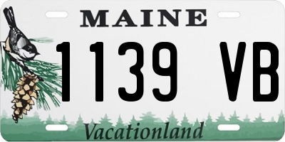 ME license plate 1139VB
