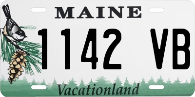 ME license plate 1142VB