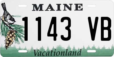 ME license plate 1143VB