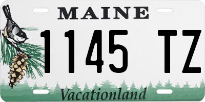ME license plate 1145TZ