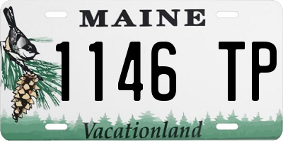 ME license plate 1146TP